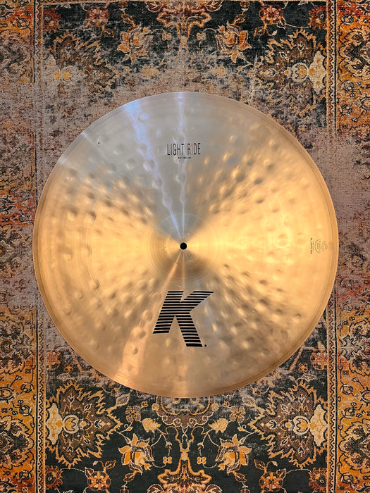 Zildjian 24” K LIGHT RIDE Perfect! MASSIVE 2 Foot Golden GLOWING Complex Beauty! 3017 g! MINT