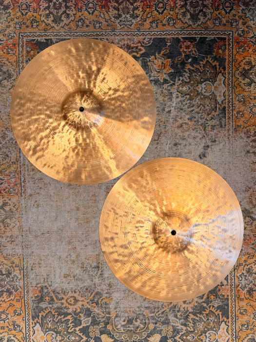 RARE Istanbul AGOP 30th Anniversary 16” Hihats PERFECT w HIGH BELL 1106 1332 g Sound Amazing!