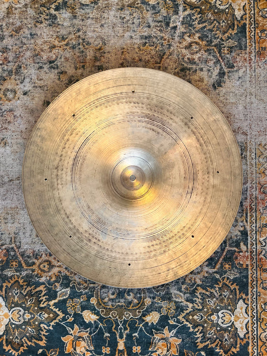 1950s VINTAGE Zildjian 18” Light Complex Crash Ride SIZZLE 1633 g ALL 8 Rivets