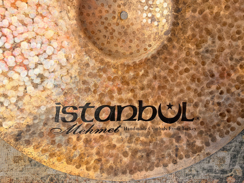 ISTANBUL Mehmet TURK Ride 21” PERFECT! DARK w Great Definition! Gorgeous! Raw Unlathed! 2744 g