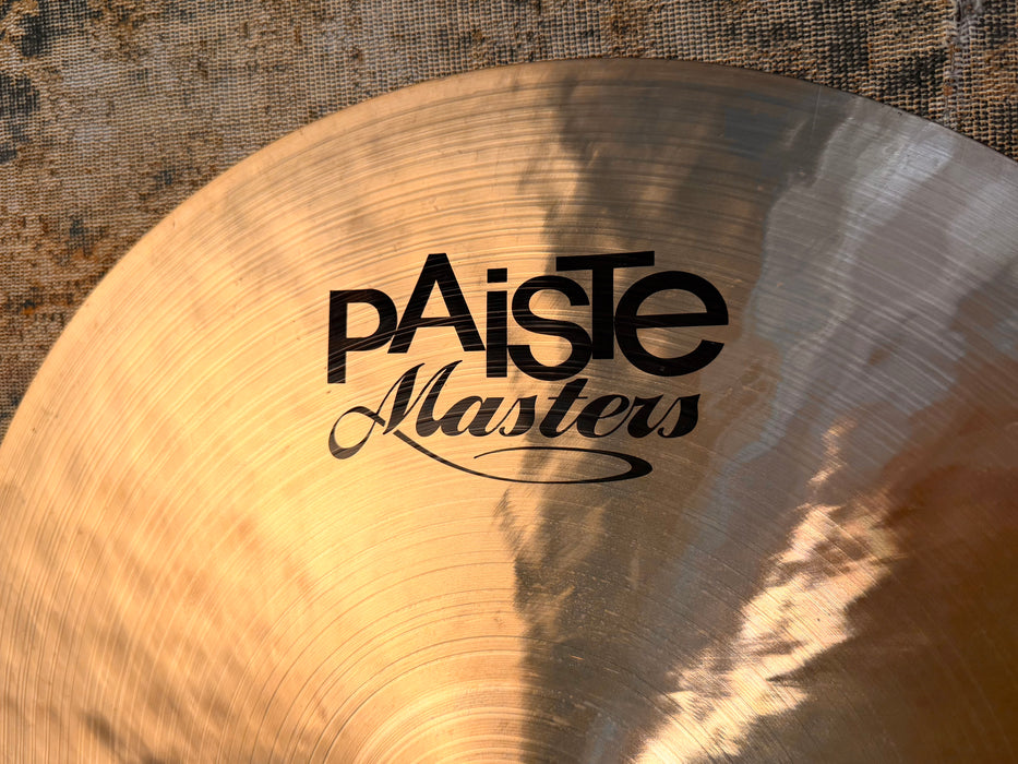 Paiste MASTERS Dark Crash 17” Gorgeous PAPER THIN Dark Complex at 1147 g Don’t Pay $500 For A Guess
