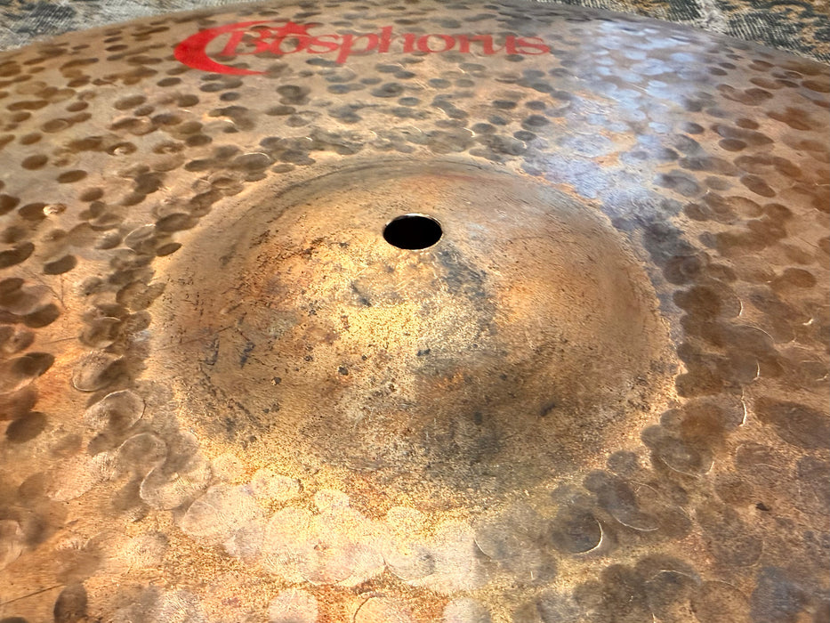 TURK OF DOOM Dark Complex Bosphorus RAW 18” THIN CRASH RIDE ONLY 1350 g Spectacular Unlathed