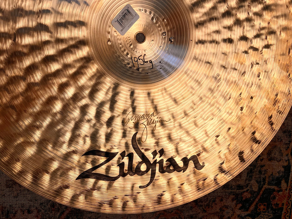 Beautiful DARK DRY Zildjian K CONSTANTINOPLE Suspended Crash Ride 20” ONLY 1956 g CLEAN!