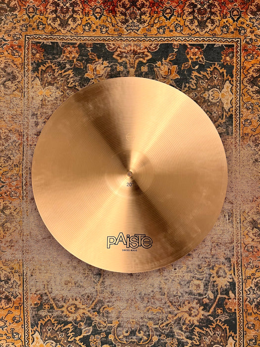 Paiste 602 Thin Crash 20” 1890 g CLEAN! Absolutely GORGEOUS And Not $704! Sounds Incredible!
