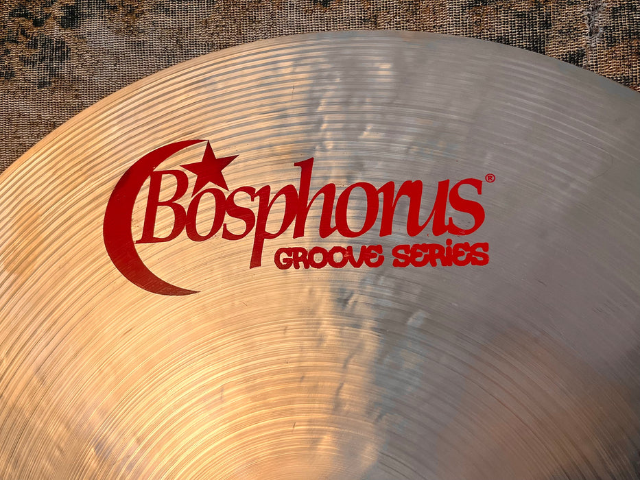 Versatile SMOOTH Warm Slightly Dry Bosphorus 22” Groove Series Ride 2176 g MINT!