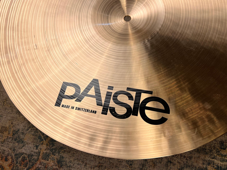 Glorious Smooth FULL Paiste PROTOTYPE 602 Masters 20” CRASH 1879 g IMMACULATE