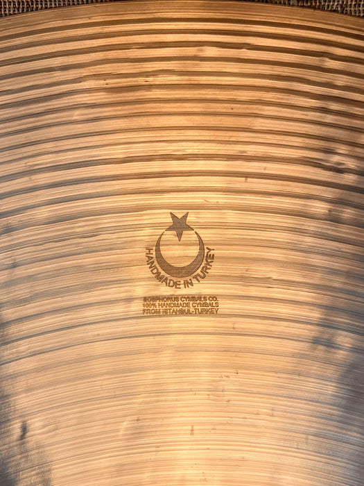 Versatile SMOOTH Warm Slightly Dry Bosphorus 22” Groove Series Ride 2176 g MINT!