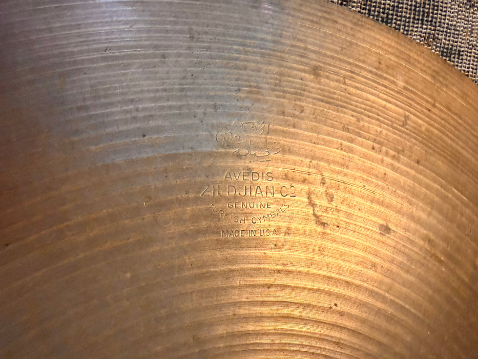 ULTRA PAPERTHIN Vintage 1960s Zildjian 14” Hihats ONLY 668 760 g Whispy Complex Responsive!