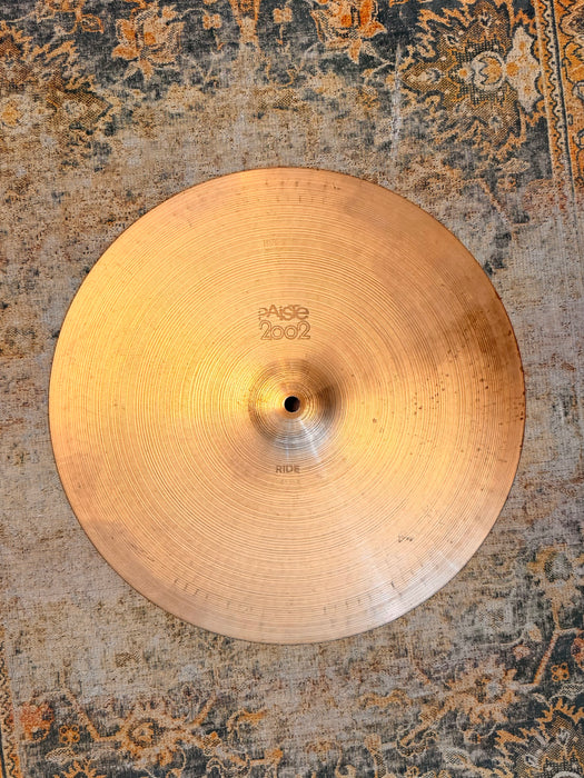 BONHAM Vintage Paiste 2002 Ride 18” Iconic BLACK LABEL 1582 g CLASSIC TONE Discontinued! VERY RARE