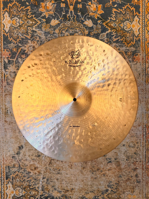 Zildjian K CONSTANTINOPLE BOUNCE Ride 20” AMAZING Cd! DARK SMOKY Discontinued? 1912 g
