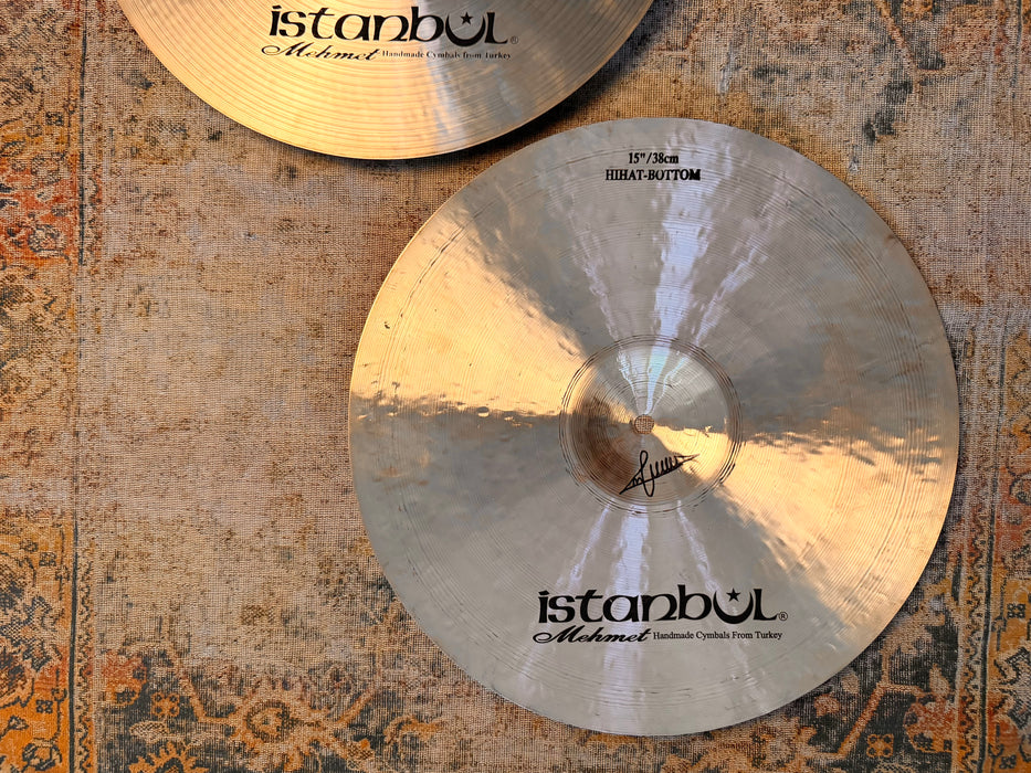 ISTANBUL Mehmet 15” COMBO SULTAN LEGEND DRY Hihats Unique Warm Dark Semi-Complex! 862 1392 g