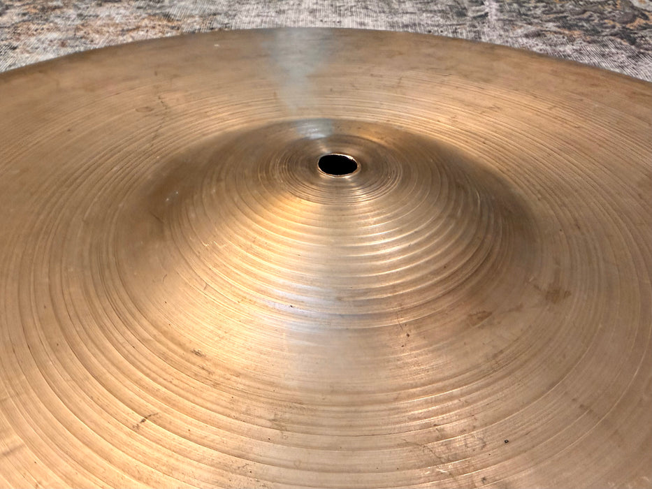 Vintage 1950s Zildjian 22” LIGHT COMPLEX Crash Ride 2354 g Very THIN! Hand Hammered