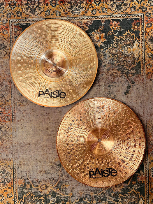 RARE PAISTE 15” Dimensions Medium Heavy Crunch Hihats 1160 1594 g IMMACULATE NOS! Discontinued