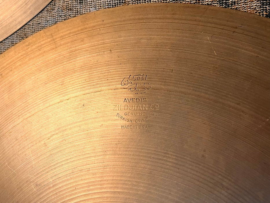 Vintage Zildjian 1960s PAPER THIN 15” Hihats 954 970 g Gorgeous LIGHT AIRY DRY Tone! RINGO 15s!