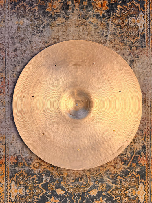 Goldilocks Vintage 1950s Zildjian 20” Sizzle Ride 2636 g Strong Definition Sizzle + Dark! Very Smooth!