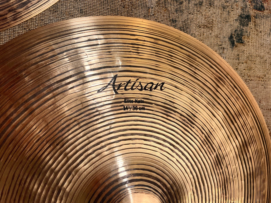 Sabian ARTISAN ELITE Hihats 14” 862 1186 g CLEAN! Discontinued! DRY & THIN! DON’T $900!