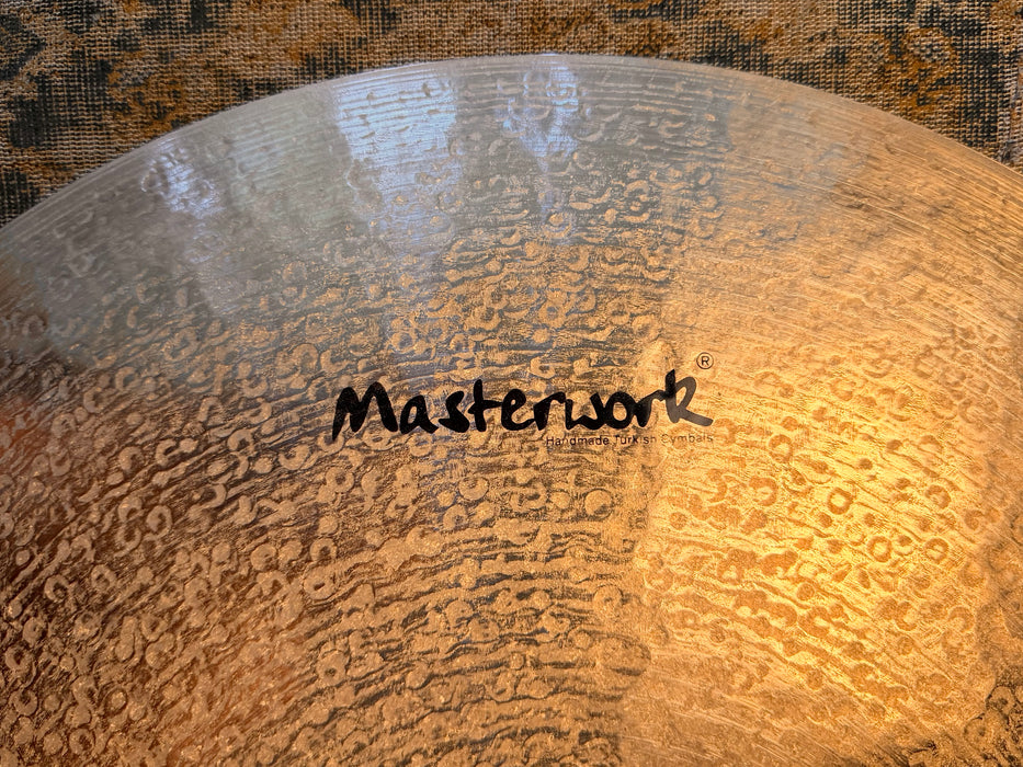 PRE AGED Paperthin Masterwork Prototype 22” Crash Ride DARK Smoky Bendable ONLY 1839 g