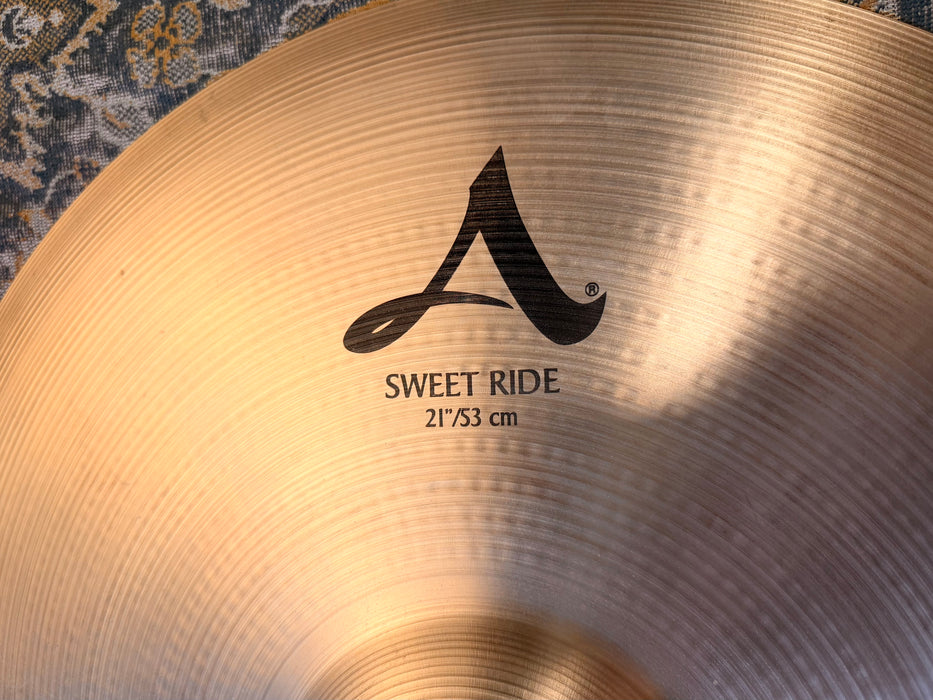 Zildjian SWEET RIDE 21” CRASH 2578 g Great Definition! Versatile! Very CLEAN! Why Pay $445?