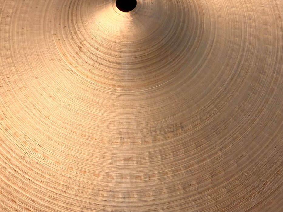 Rare Zildjian Vintage A & Cie Paper Thin Crash 14” ONLY 590 g OPENS Quickly! FAST Still Warm