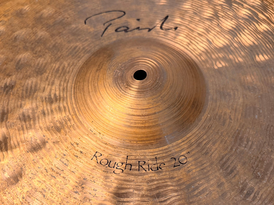 The Paiste ROUGH RIDE OF DOOM! Signature 20” 2178 g Complex Crashable A Unique Paiste!