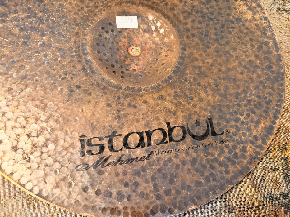 Dark Low Semi-Dry Istanbul Mehmet Vezir Ride 22” 3164 g IMMACULATE Hard To Find! Crashes Beautifully