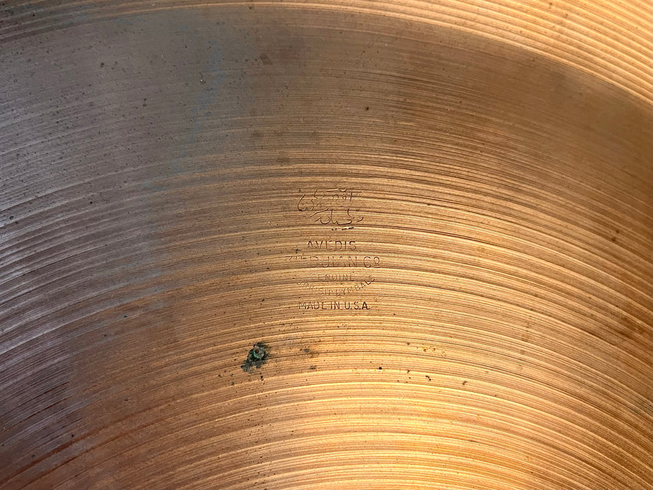 Rare Vintage Zildjian 22” SWISH CHINA PANG 2520 g China! Complex Steeper Profile! Mel Lewis Alt Ride