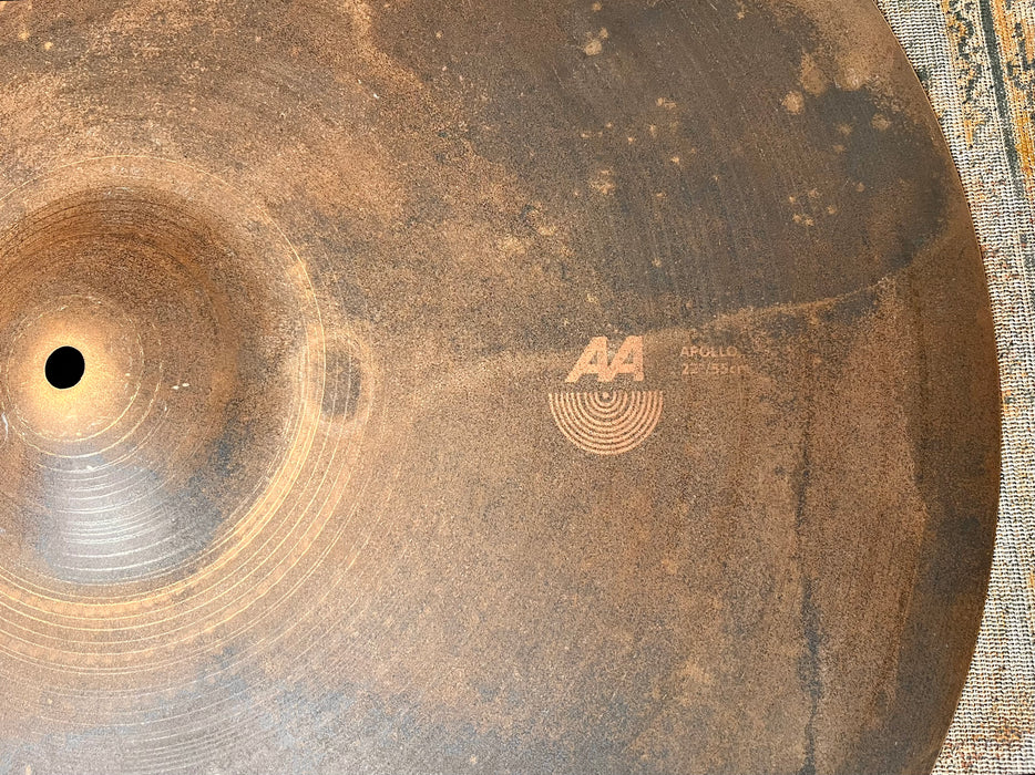 Dry Focused Sabian AA APOLLO 22” Ride or Crash MULTI 2430 g VERY Prominent Stick Definition