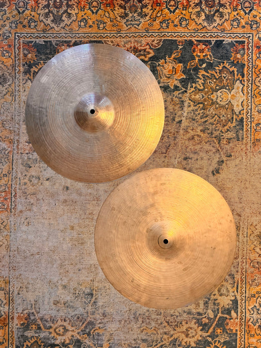 Vintage Zildjian ISTANBUL K HIHATS 14” THIN at 798 920 g The REAL DEAL! Perfect Elixir of DRY & COMPLEX