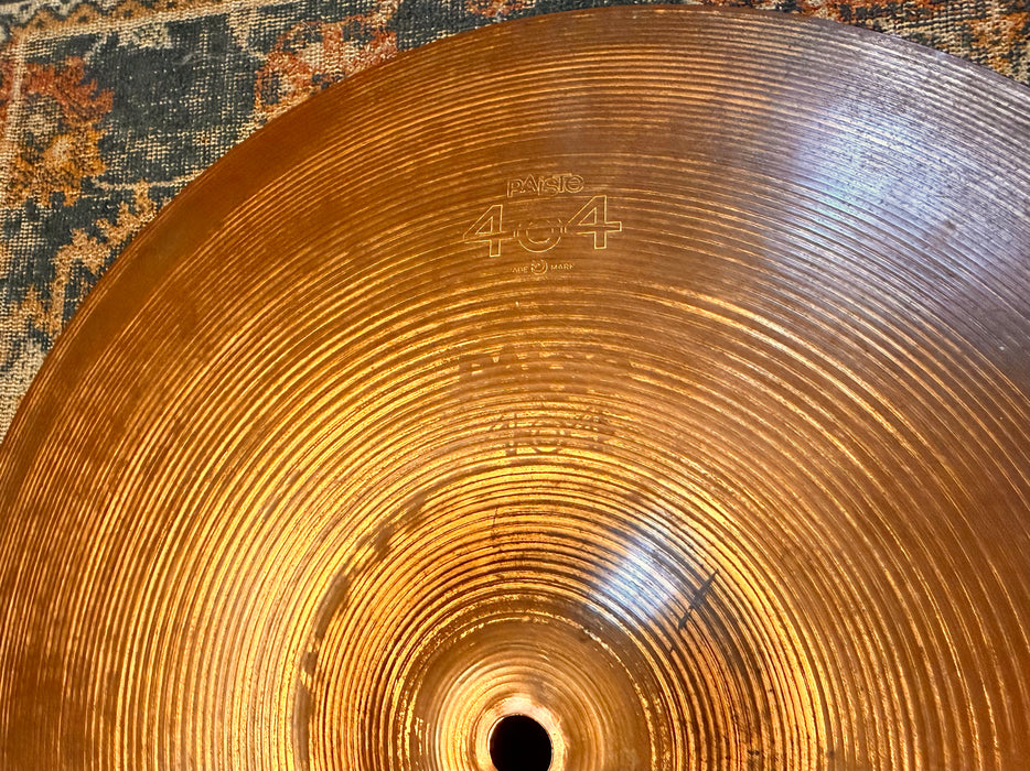 SUPER THIN Vintage PAISTE ENGRAVED 404 14” Hihats ONLY 692 670 g LIGHT AIRY WHISPY
