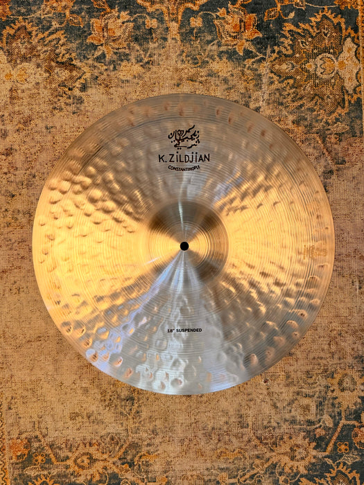 Zildjian K Constantinople CRASH RIDE SUSPENDED 18” THIN at Only 1357 g PERFECT! DARK Sounds Incredible