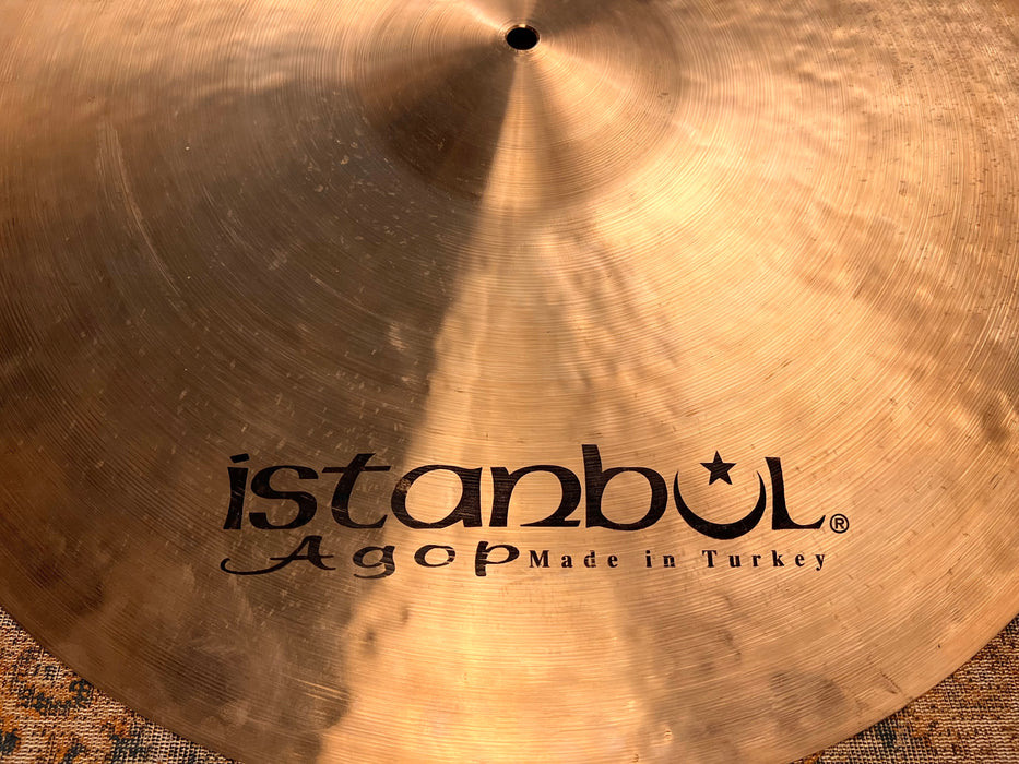 Istanbul AGOP 24” XIST Ride or Crash 3597 g Amazing Shape! Dark and HUGE! Versatile!