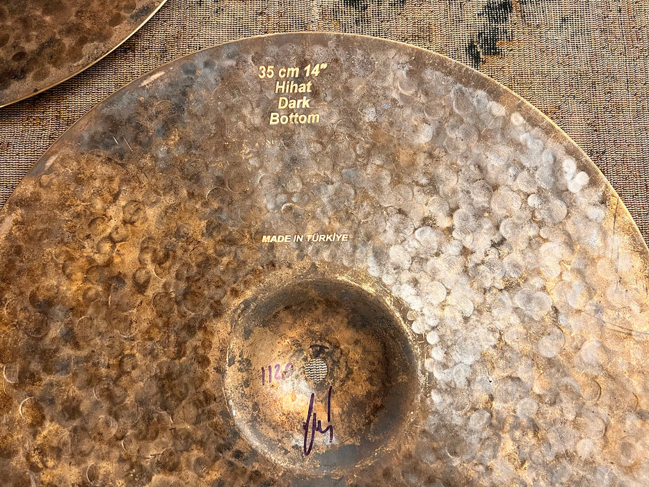 LIGHT Dry Complex Bosphorus Master Vintage 14” Hihats 910 1120 g MINT Raw Unlathed
