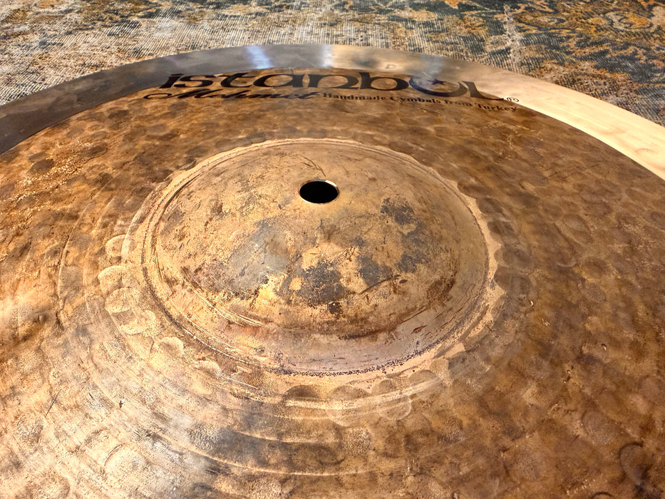 DARK 1/2 LATHE ISTANBUL Mehmet 17” SPLIT CRASH Complex Deep Hammer Hybrid 1118 g MINT! Hamer