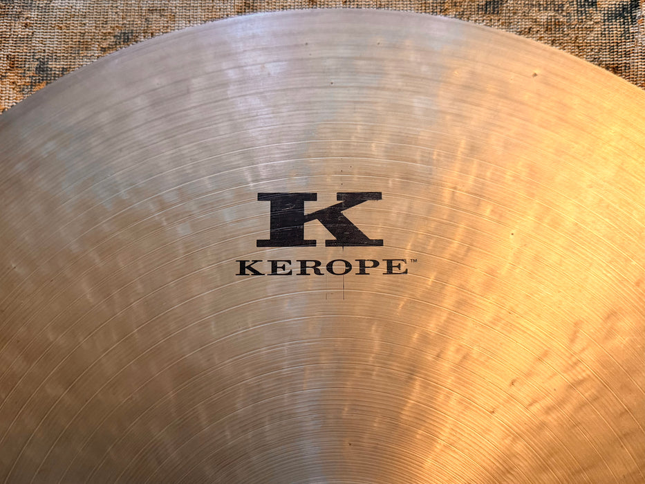 Zildjian KEROPE Crash Ride 19” From 1st YEAR! AMAZING SHAPE! 1616 g Light Controlled Versatile!