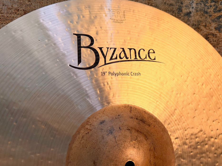 Meinl BYZANCE POLYPHONIC Crash 19” PERFECT! Traditional w RAW BELL g 1628 g LIGHT RIDE