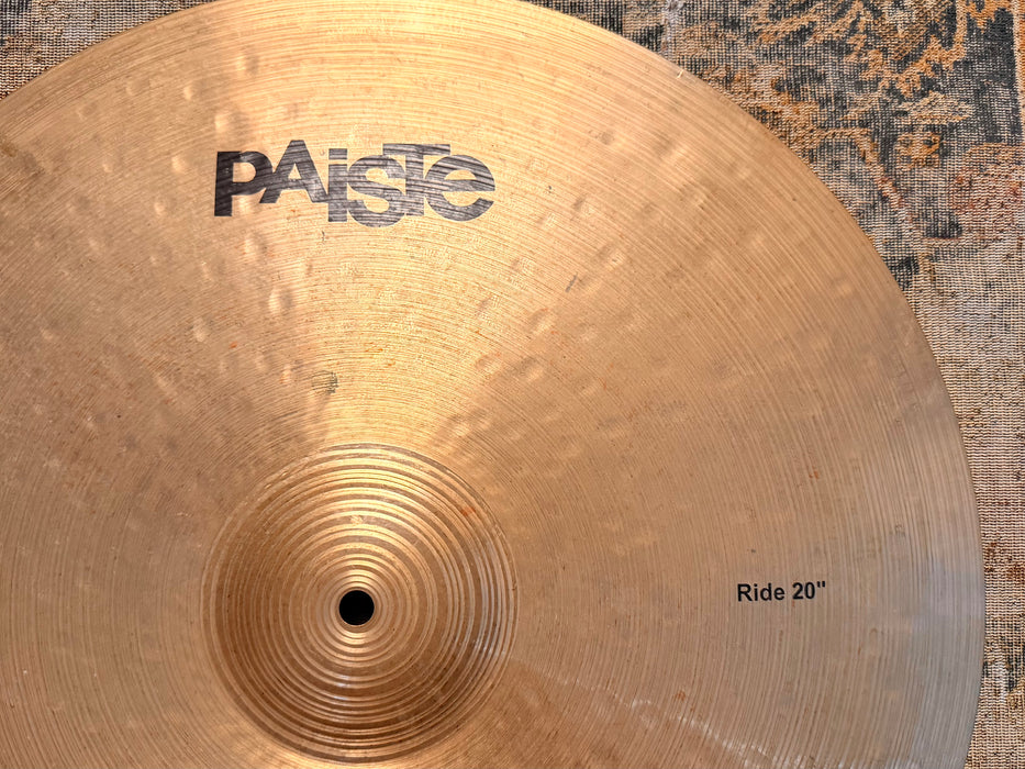 Paiste TRADITIONAL PROTOTYPE 20” LIGHT COMPLEX Ride 2250 g Unique Profile! Wide Lathe Bell! Great Definition w Broad Spread