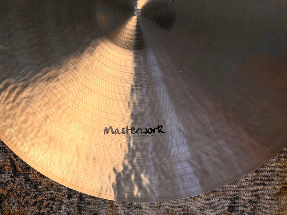 GLORIOUS GLOWING 24” Masterwork Paper Thin Jazz Master Crash Ride 2482 g Sizzle