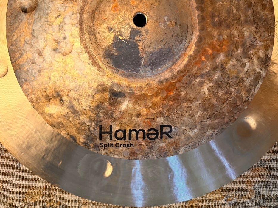 DARK 1/2 LATHE ISTANBUL Mehmet Hamer 16” SPLIT CRASH 914 g PERFECT Turk Traditional