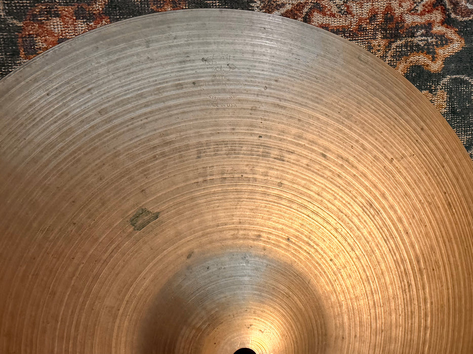 Vintage Zildjian New Beat 14” Hihats TIGHT DRY Versatile! Amazing Tone 1098 1482 g Don’t Pay $520!