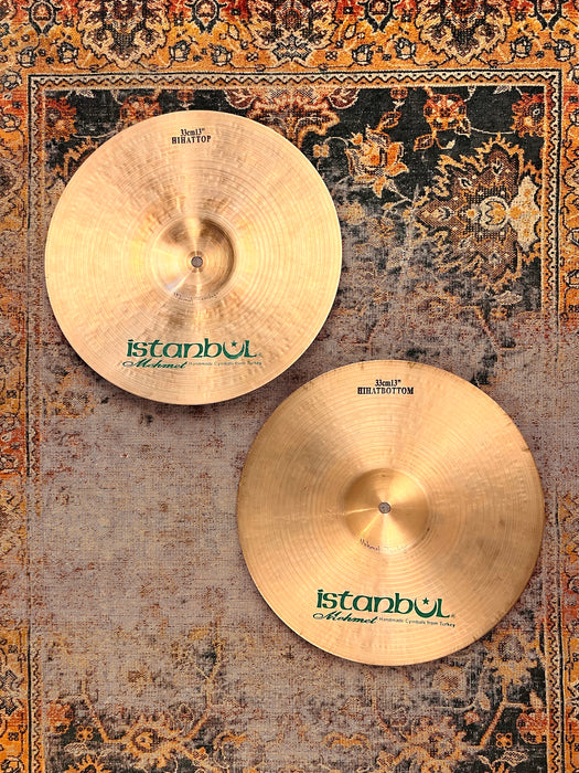 BRUSHED Finish Istanbul Mehmet Horacio EL Negro Hernandez 13” Hihats 940 1092 g TIGHT Clean!