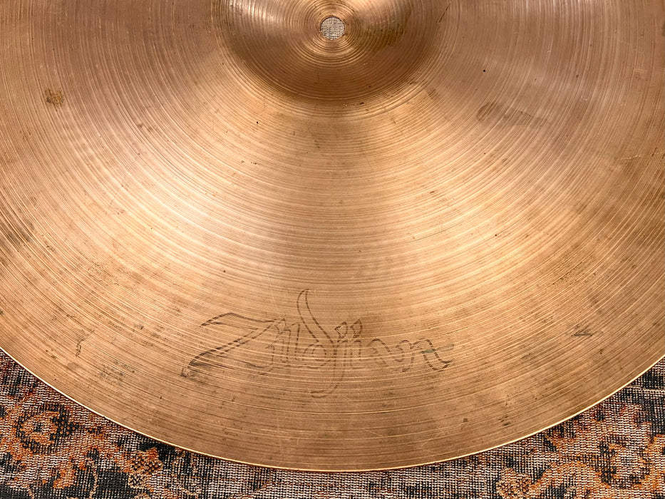 Vintage 1970s ZILDJIAN 22” PING Ride 3312 g Smooth Clean Attack! Solid Classic 70s Tone!
