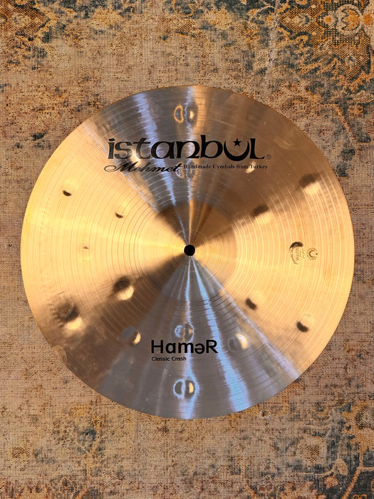 VERY DARK COMPLEX ISTANBUL Mehmet Hamer 16” CRASH 964 g PERFECT! Opens Quick Fast Decay!