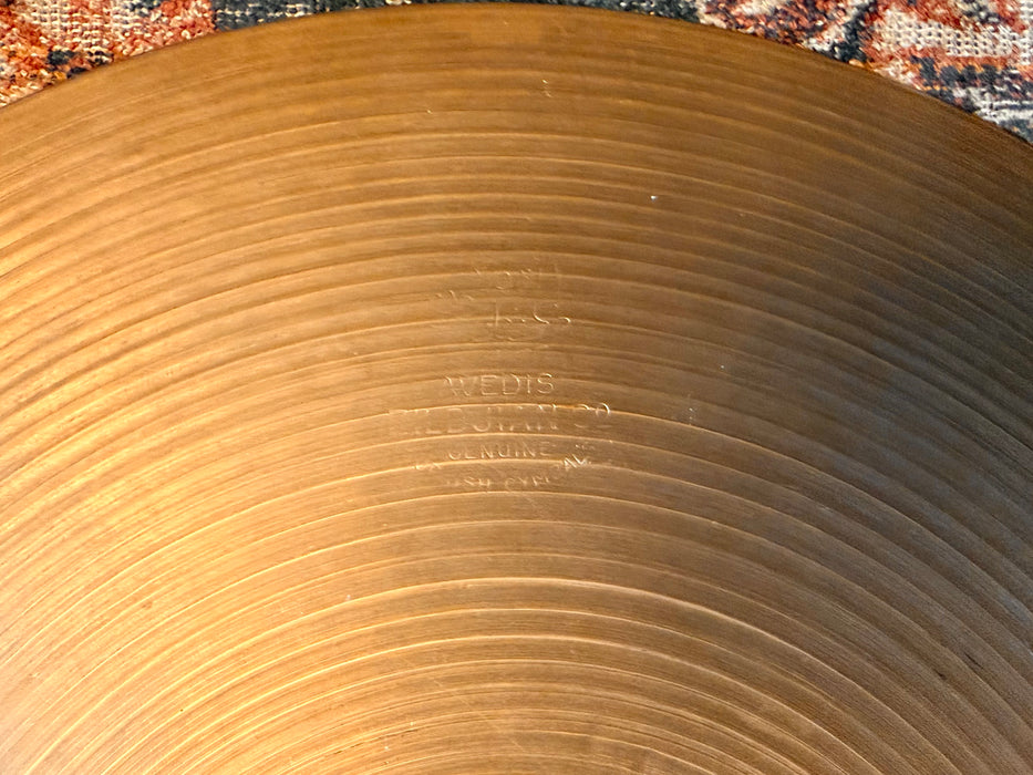 Vintage Zildjian 1960s New Beat Hihats 14” Only 825 1276 g Light SMOOTH Tone! EARLY NEW BEATS