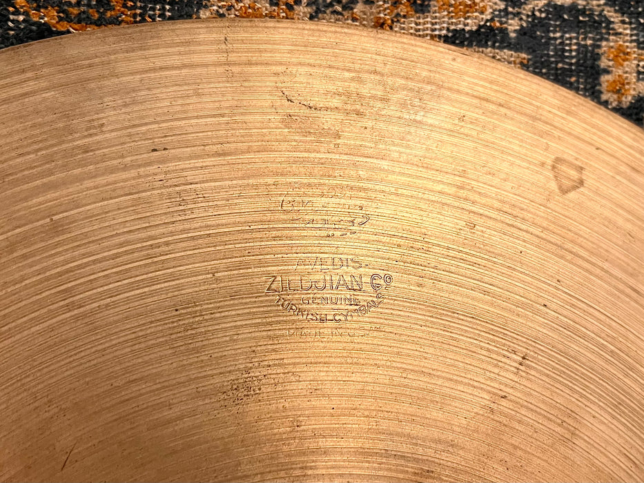 RARE 1940s Trans Stamp Vintage ZILDJIAN PAPER THIN 12” Hihats 446 462 g ULTRA THIN