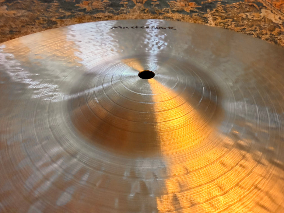 GLOWING Masterwork JAZZ MASTER 20” ULTRA Paper Thin Crash Ride 1374 g MINT! Gorgeous! Responsive