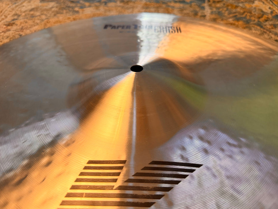 ZILDJIAN K 22” PAPER THIN Crash or LIGHT RIDE PERFECT! ONLY 1922 g Don’t Pay $630 For A Guess