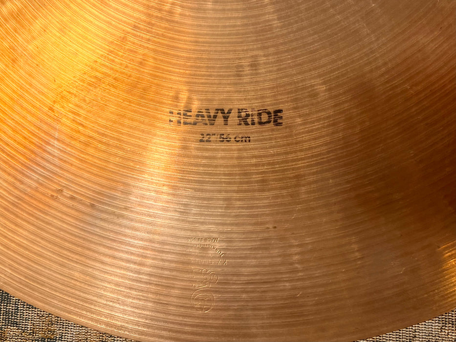 Rare Discontinued 1980s Zildjian 22” K Heavy Ride 3506 g ULTRA DARK Smooth! VINNIE! Great Definition!