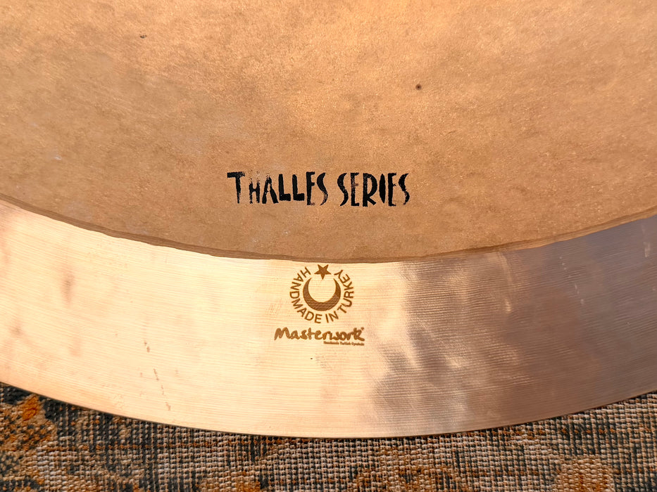PAPER THIN 24”! Masterwork Crash Ride That is ONLY 2178 g VERY Light Complex Tone Sand Blasted Thin Lathe