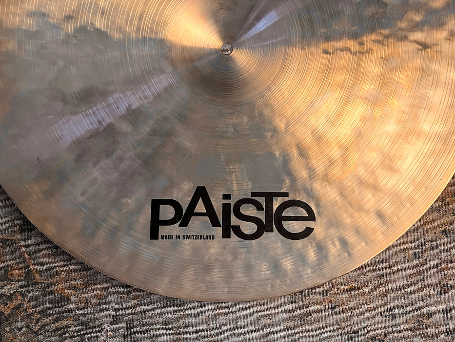 Paiste MASTERS 22” DARK CRASH Ride CLEAN! 2364 g Sizzle! LIGHT COMPLEX AIRY! Don’t Pay $820!