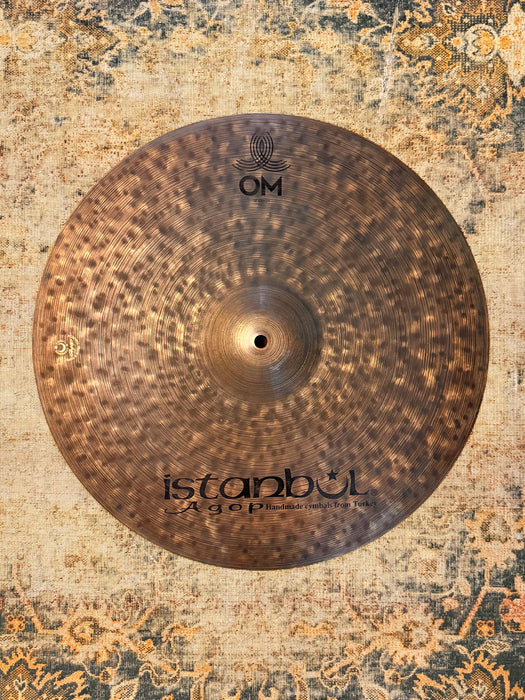 Istanbul AGOP OM 18” CRASH Or LIGHT RIDE IMMACULATE Cond! 1243 g! GORGEOUS!